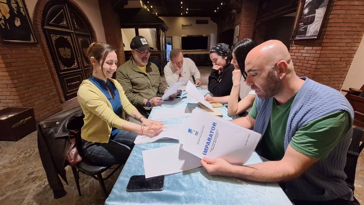 Şehir tiyatrolarında yeni oyun hazırlığı “İmparator”