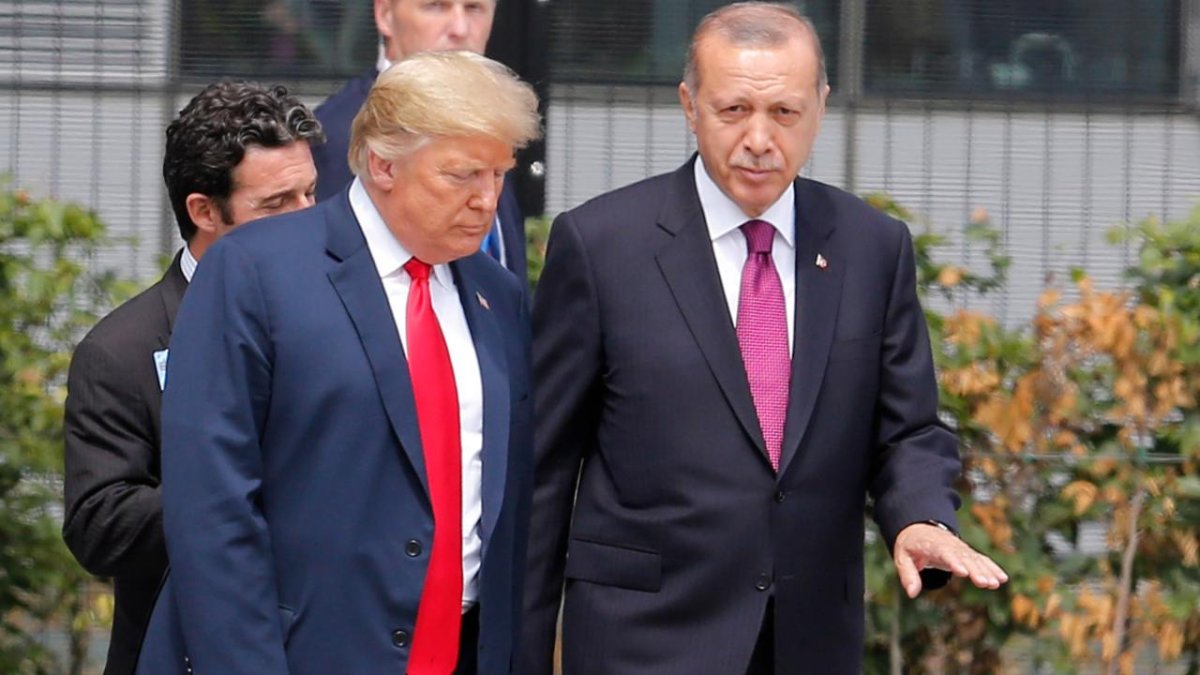Trump: Erdoğan ile çalışmayı dört gözle bekliyorum