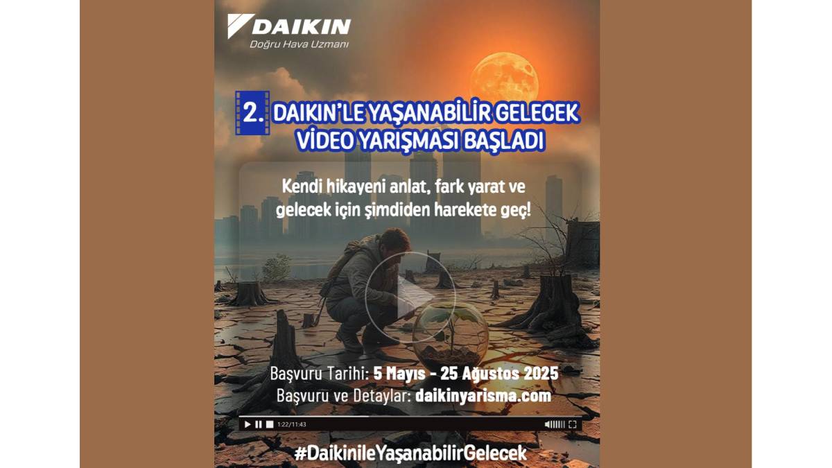 2. Daikin'le Yaşanabilir Gelecek Video Yarışması başlıyor!