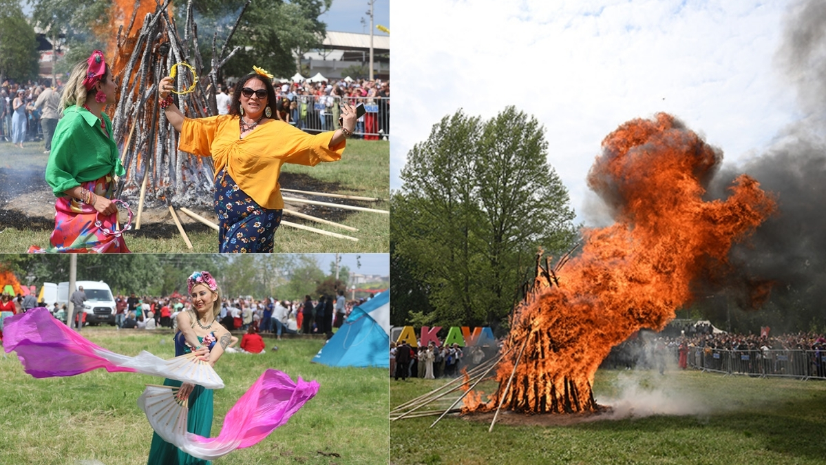 Asırlardır yapılıyor, Romanların geleneği olarak biliniyor! Bir medeniyet şarkısı: "Kakava ateşi" yeniden yakıldı