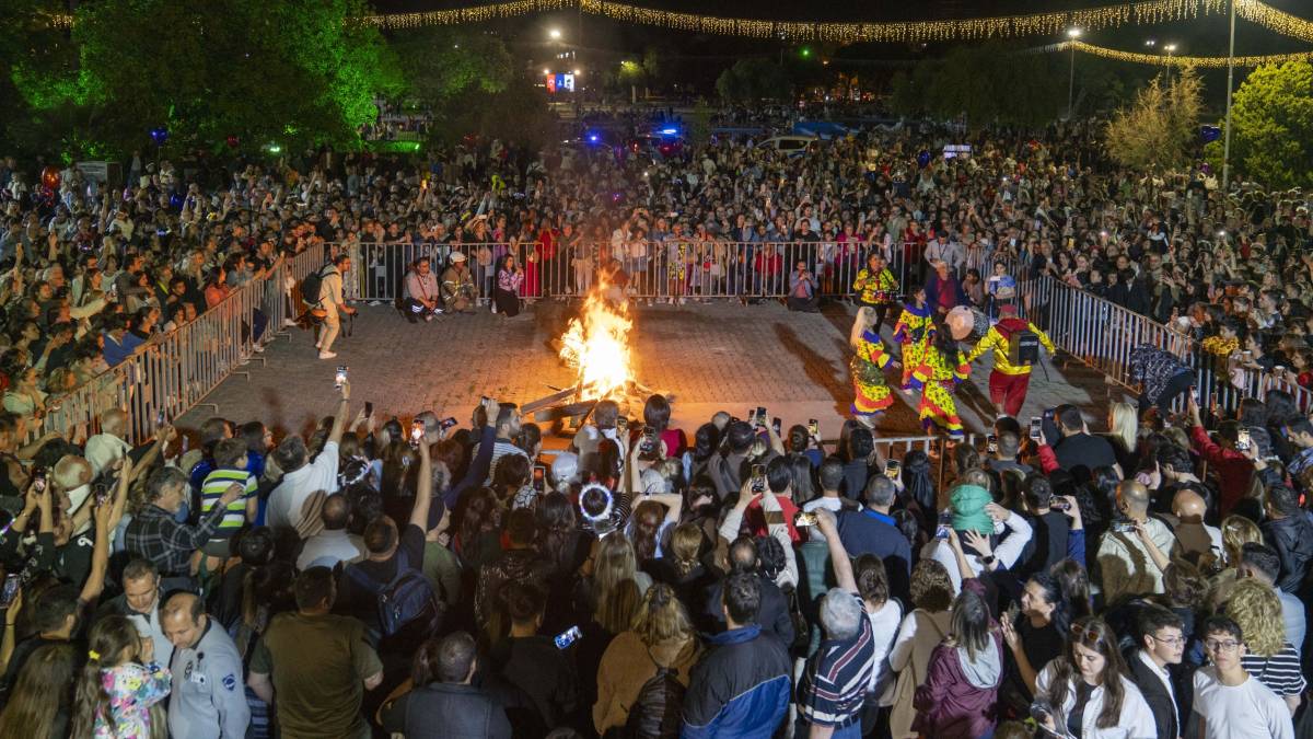 Hıdırellez ateşi Kültürpark’tan yükseldi