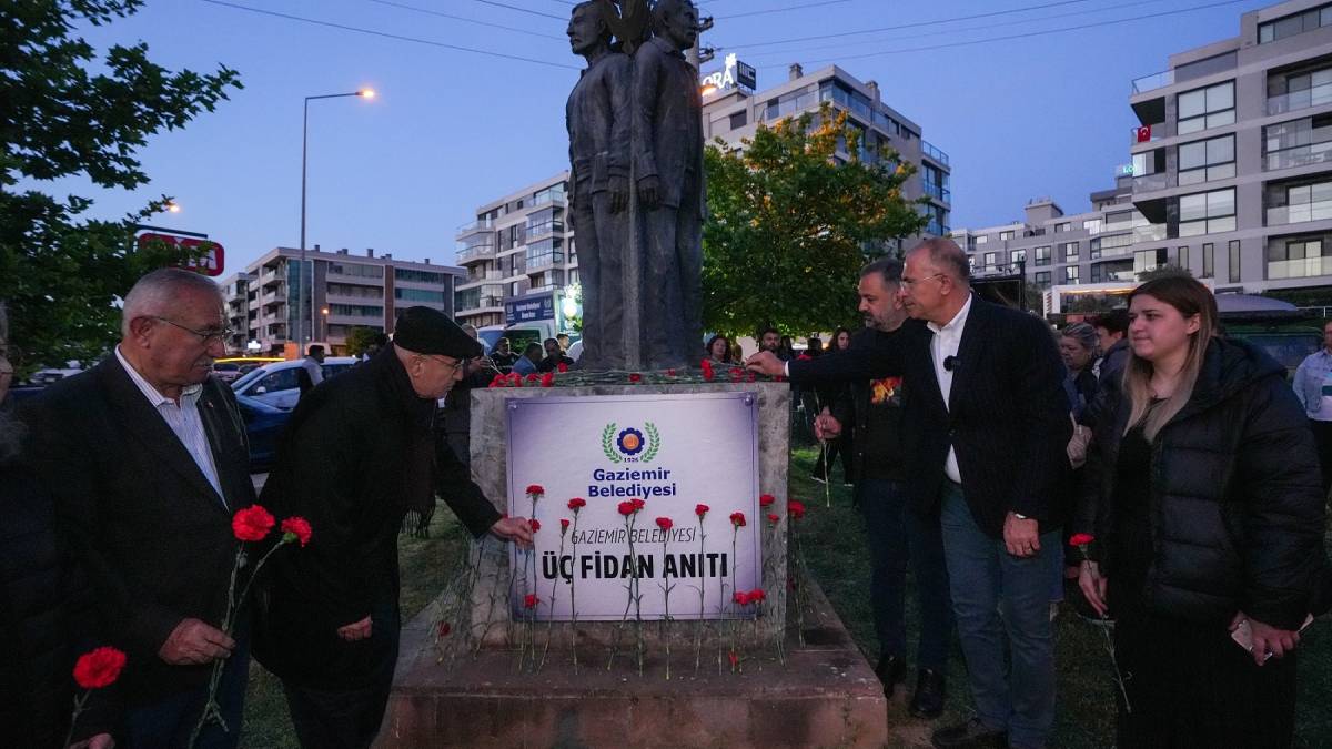 Üç Fidan Gaziemir’de anıldı