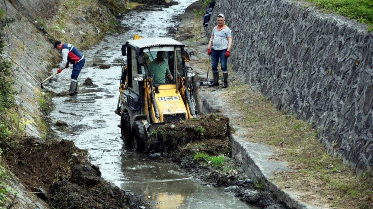 Kdz. Ereğli’de dere yatakları temizleniyor
