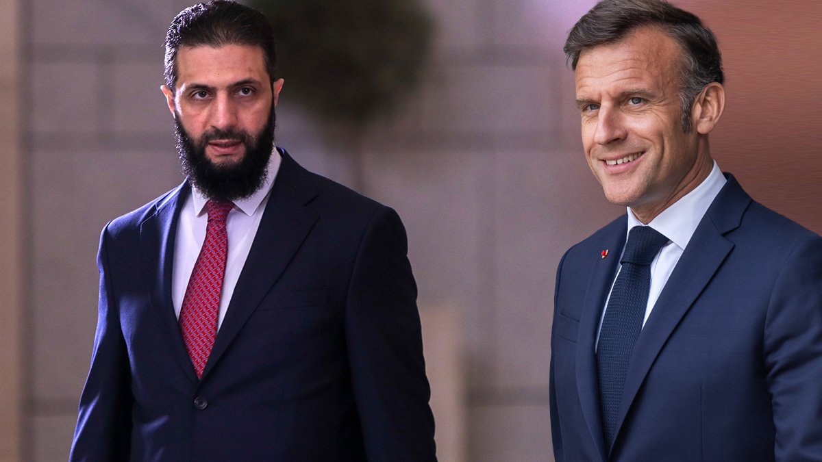 Fransız yetkililer duyurdu: Şara ile Macron yarın Paris'te görüşecek