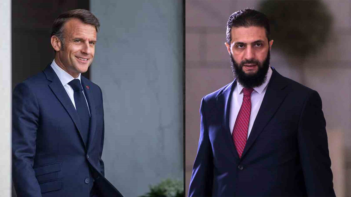 Şara, Macron ile görüştü