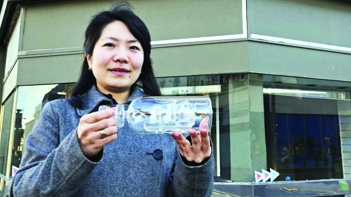 Cam şişeleri ile meşhur Japon sanatçı Denizli’de