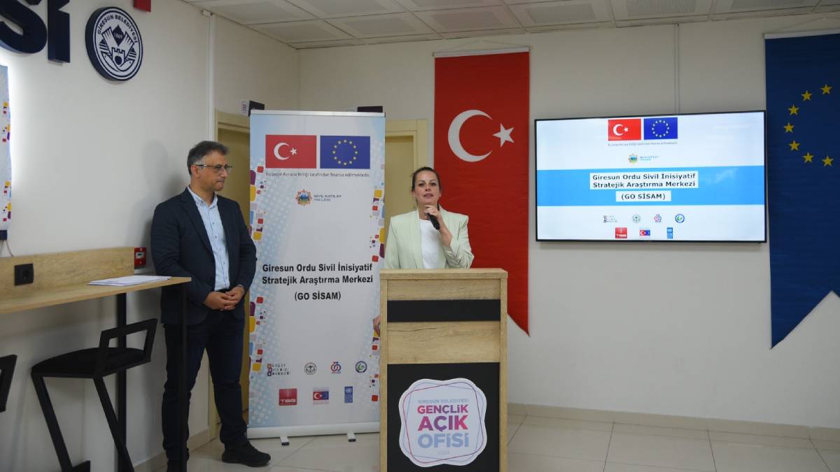 Giresun Ordu Sivil İnisiyatif Stratejik Araştırma Merkezİ (GO-SİSAM) açıldı