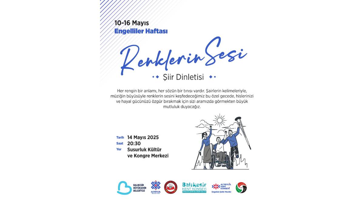 Engelsiz şehir Balıkesir’in en özel sahiplerine 5 büyük etkinlik
