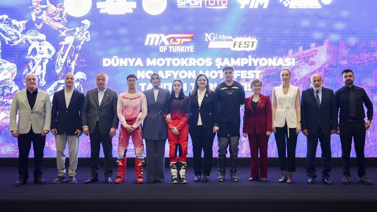Dünya Motokros Şampiyonası ile NG Afyon Motofest'in tanıtımı yapıldı