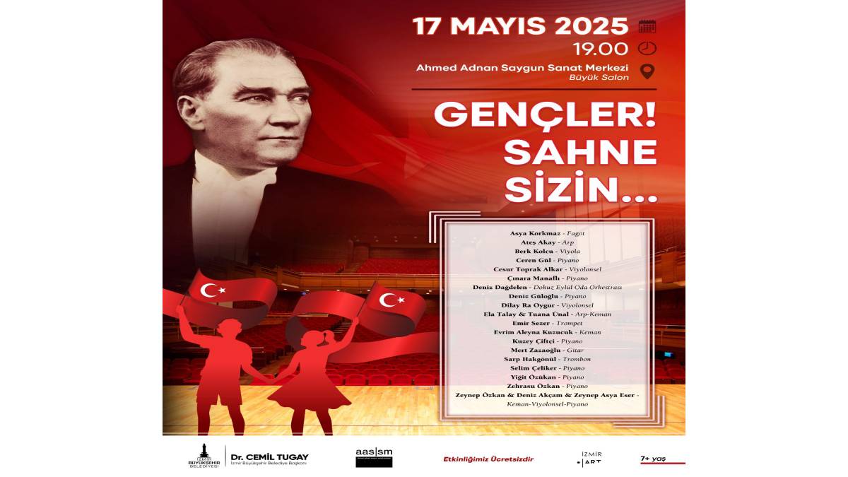 19 Mayıs coşkusu AASSM sahnesinde yaşanıyor