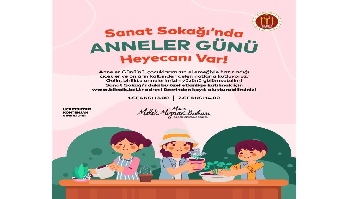 Sanat Sokağında Anneler Günü heyecanı var