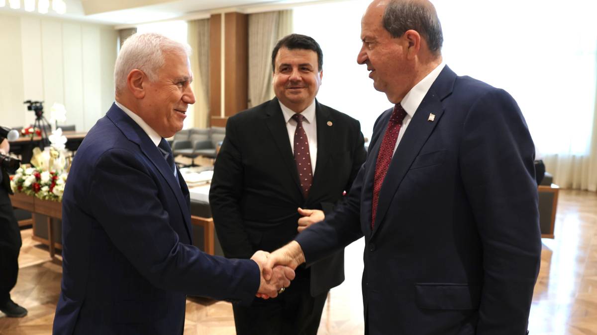 Başkan Bozbey’den KKTC Cumhurbaşkanı Ersin Tatar’a ziyaret