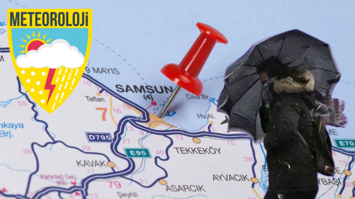 Samsun'a Meteoroloji'den son dakika uyarısı: Kısa sürecek ama çok sert vuracak! Valilik ve AFAD da teyakkuzda