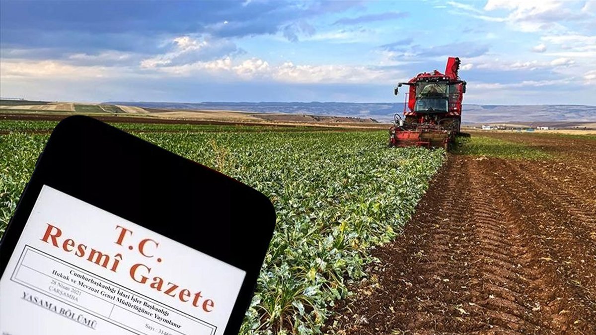 Tarımda 22 yıl sonra bir ilk! Resmi Gazete'de yayınlandı: Türkiye'deki tüm çiftçileri ilgilendiriyor