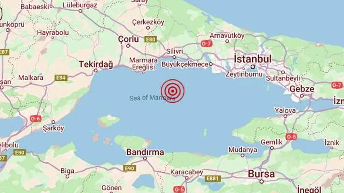 İstanbul'da korkutan deprem