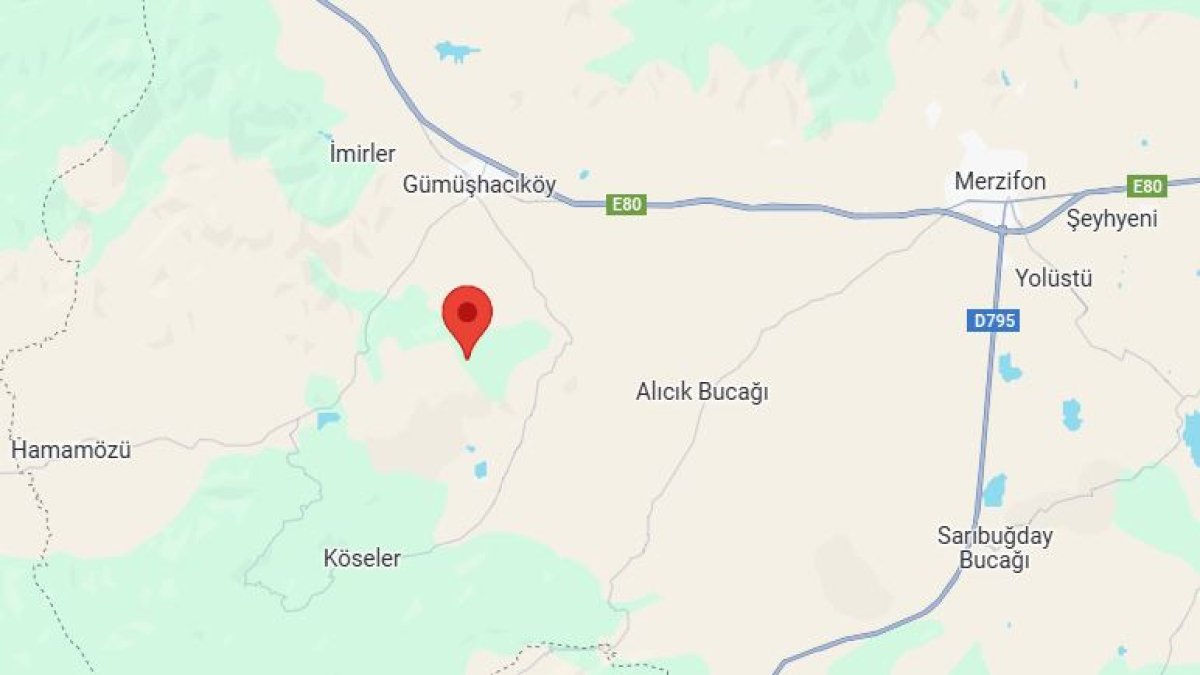 Amasya'da 4,6 büyüklüğünde deprem