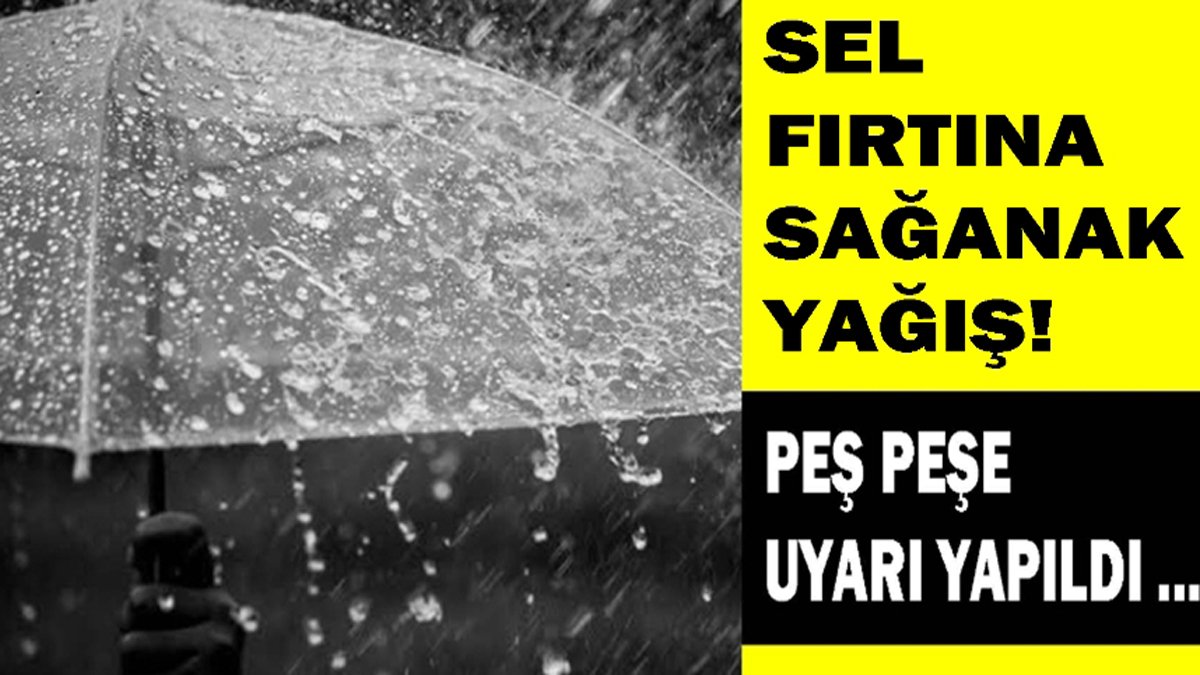Meteoroloji'den kritik uyarı geldi! 13 Mayıs Salı günü o bölgelere dikkat: Şiddetli sağanak, sel ve fırtına kapıda