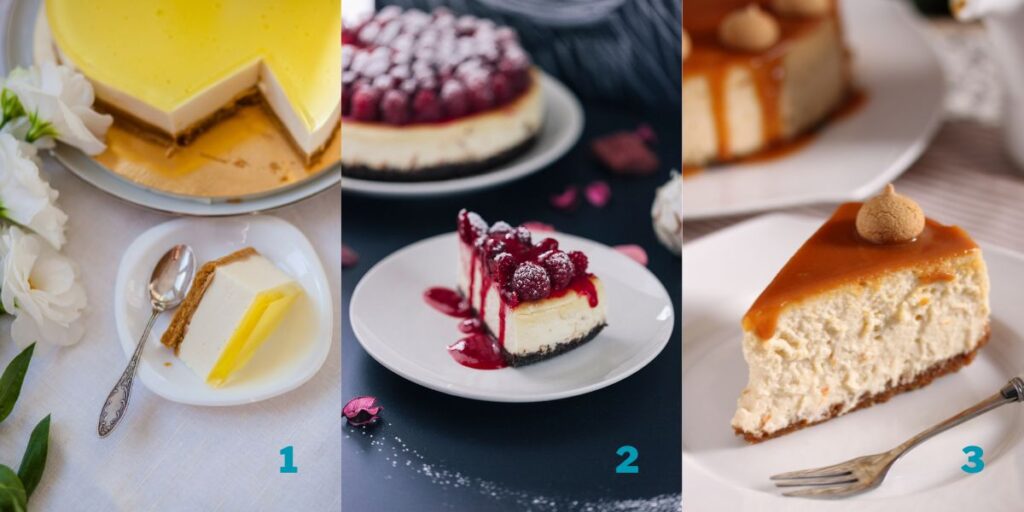 Kişilik testi: Mutluluğunuz için en önemli şeyin ne olduğunu ortaya çıkarmak için bir cheesecake seçin!