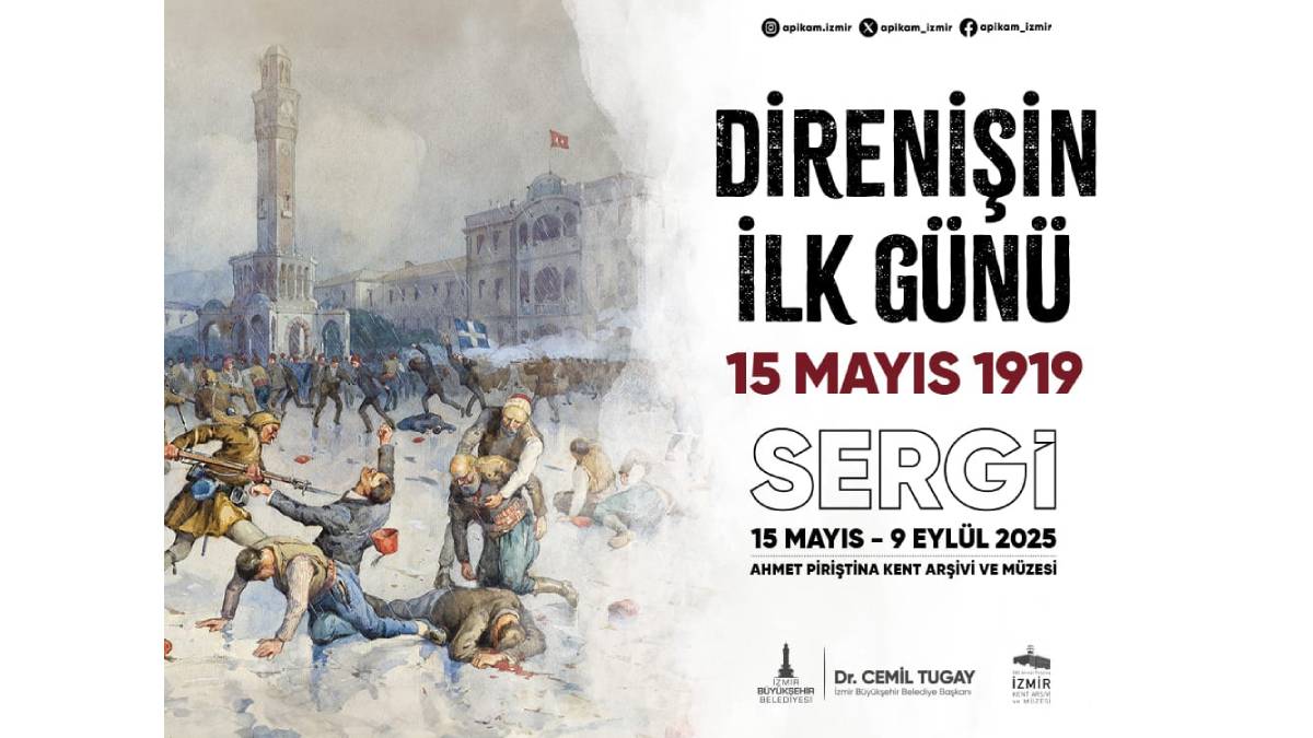 “Direnişin İlk Günü 15 Mayıs 1919” sergisi APİKAM’da