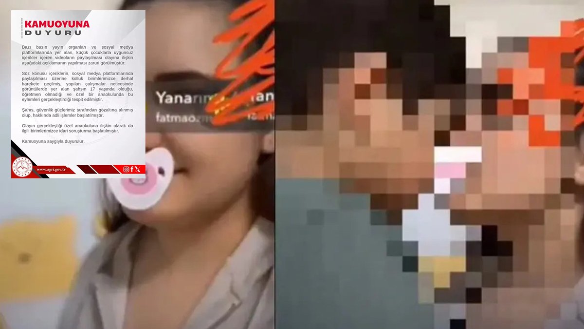 Anaokulda skandal! Görüntüler sosyal medyayı ayağa kaldırdı