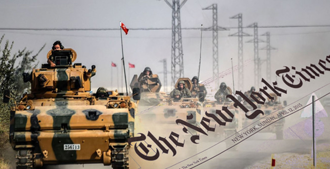 New York Times'ın 'Fırat Kalkanı' harekatı başlığı tepki çekti