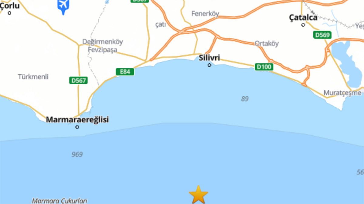 İstanbul'da korkutan deprem