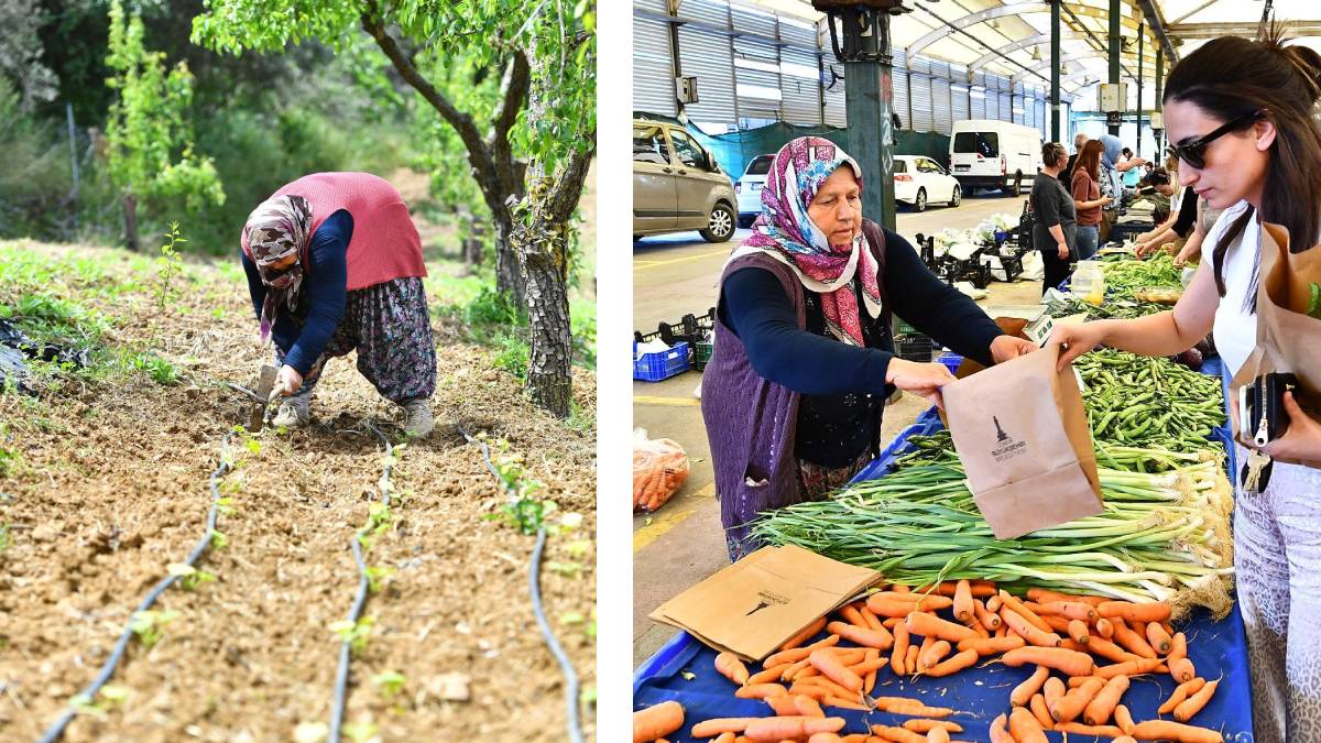 Tarladan sofraya uzanan başarı öyküsü: Ekopazar İzmir! 15 yıldır organik tarımla çiftçiyi ayakta tutuyor