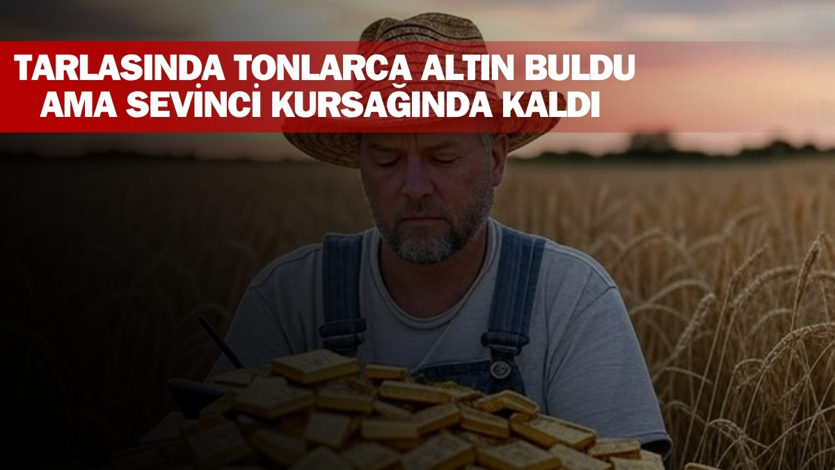 Tarlasında altın buldu, hayatı altüst oldu! Servet sanırken bela çıktı: 150 tonluk kabus