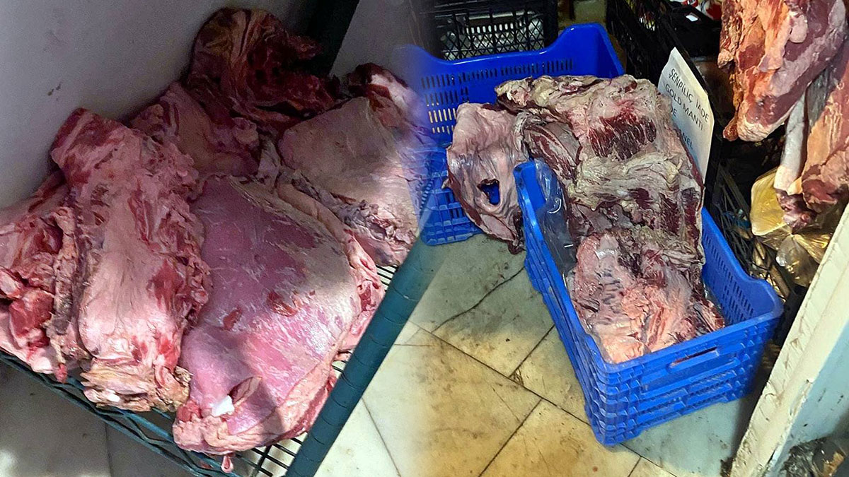 Yakalanmasalardı bunları bize yedireceklerdi! Zincir markete şok baskın, iki gözaltı