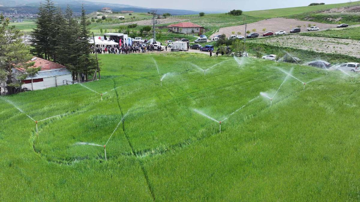 Ankara Büyükşehir Belediyesinden Kahramankazan Örencik Sulama Projesi