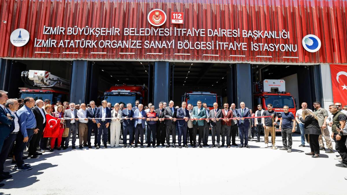 Çiğli İAOSB İtfaiye İstasyonu hizmete açıldı