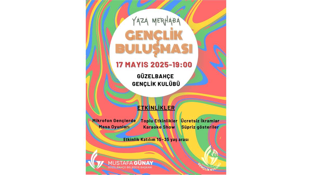 Güzelbahçe’de “Yaza Merhaba Gençlik Buluşması” başlıyor