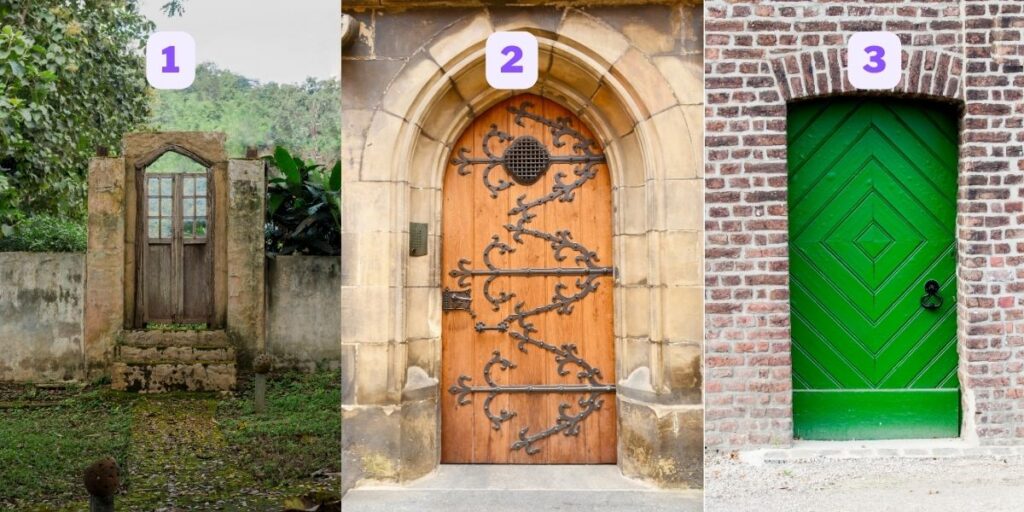 Kişilik testi: Hatalarınızdan ders çıkarıyor musunuz? Açmayı seçtiğiniz kapı bize bunu söyleyecektir.