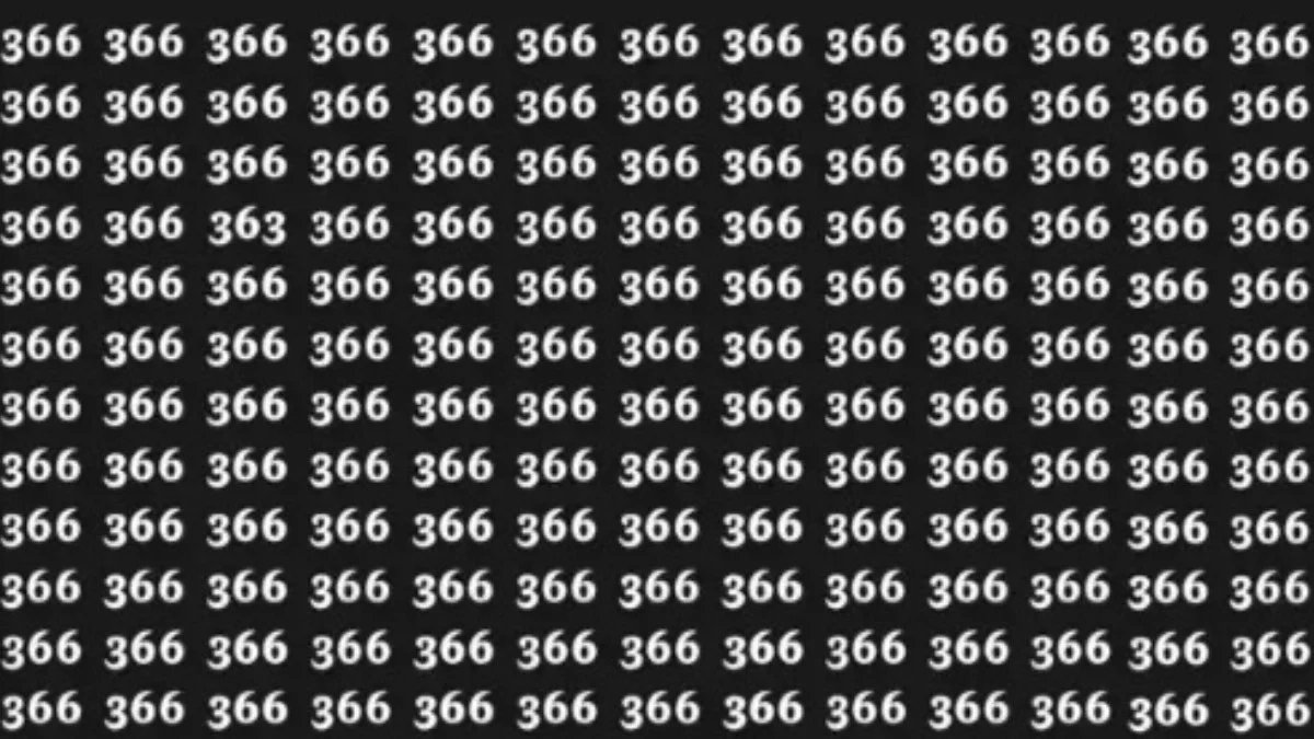 Yüksek IQ Testi: 7 saniyede 366’nın arasındaki 363’ü bulabilenler süper zeka çıkıyor