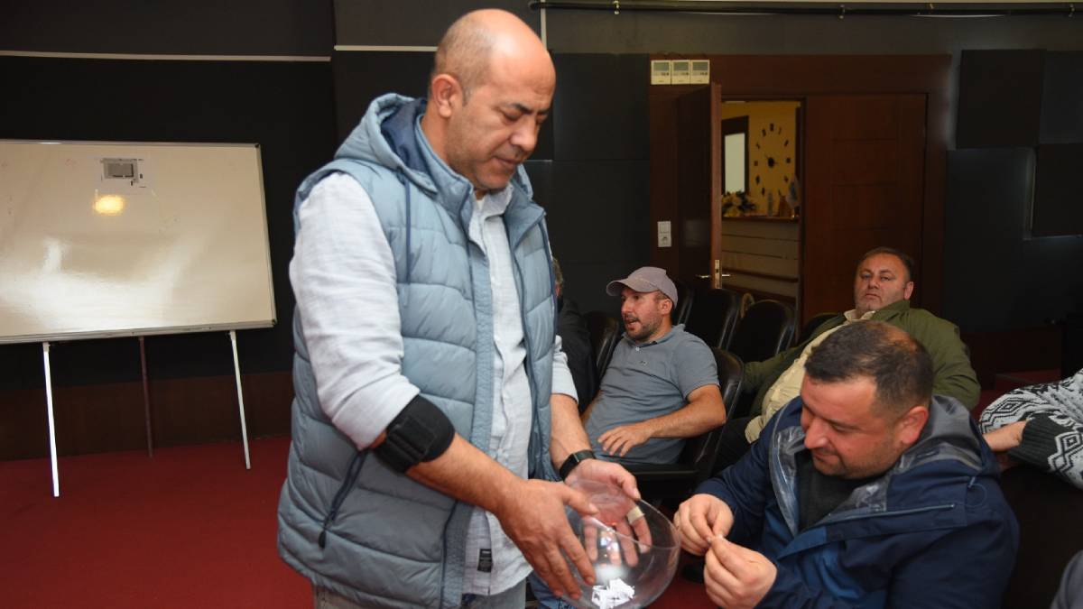 Kurban satış yerleri kura ile belirlendi