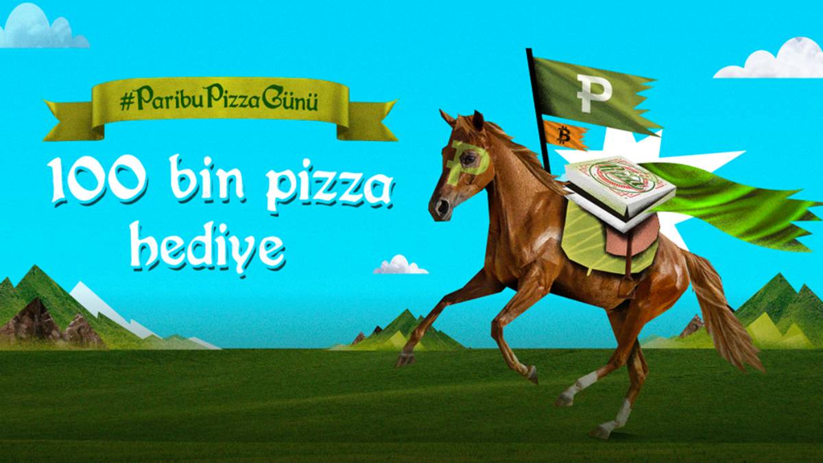 Paribu Pizza Günü geldi: Paribu, Bitcoin ile yapılan ilk alışverişi 100 bin hediye pizzayla kutluyor