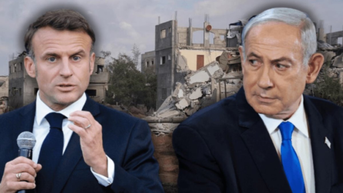 Macron’dan İsrail’e tepki: Gazze'deki insani durum katlanılmaz