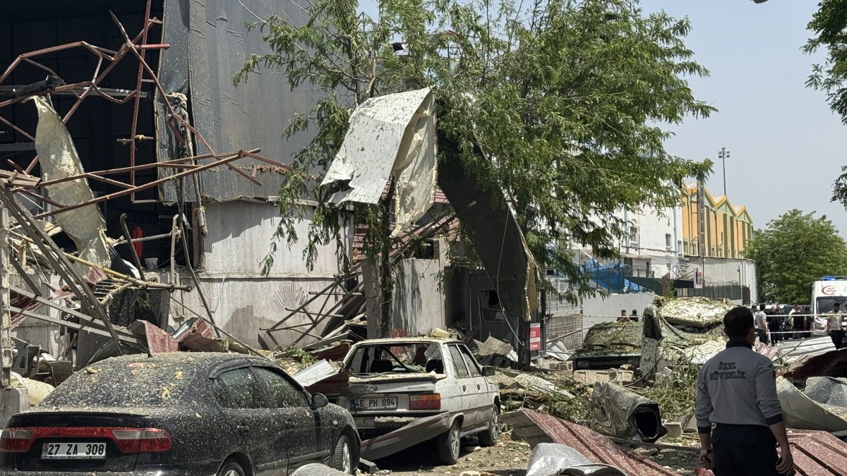 Gaziantep’te halı fabrikasında patlama: 7 yaralı