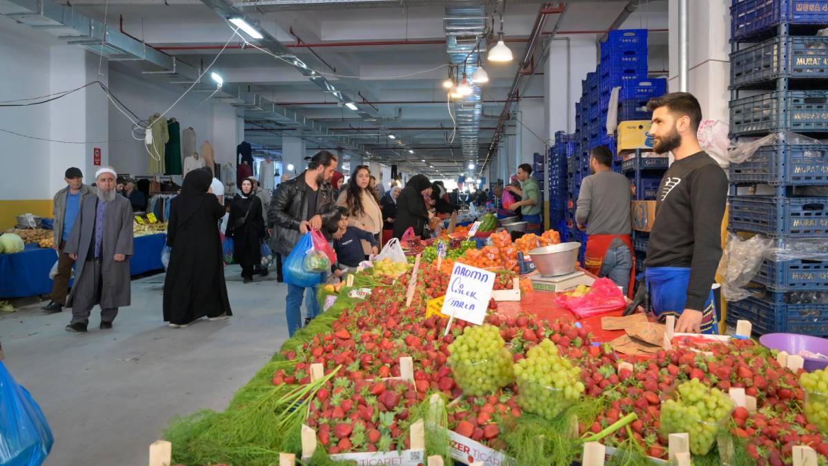 Sonevler Kapalı Pazar Yeri hizmete açıldı