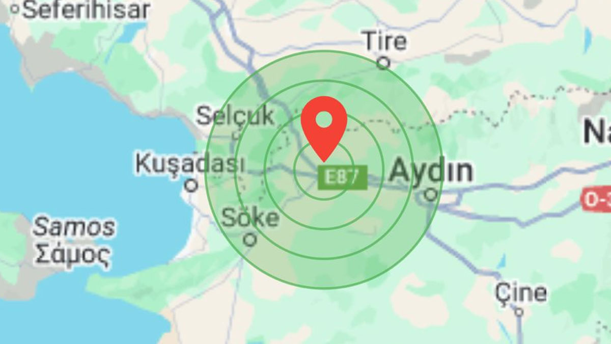 Aydın'da deprem