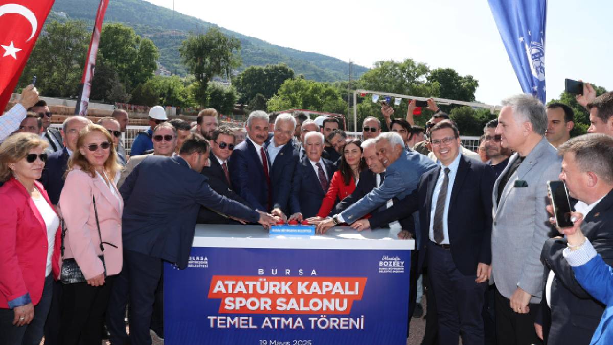 Atatürk Spor Salonu’nun temeli törenle atıldı