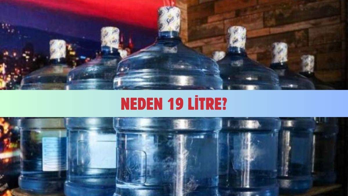 Neden 1 litre eksik? Herkes merak ediyor: Damacanaların 20 değil de 19 litre olmasının şaşırtan sebebi!