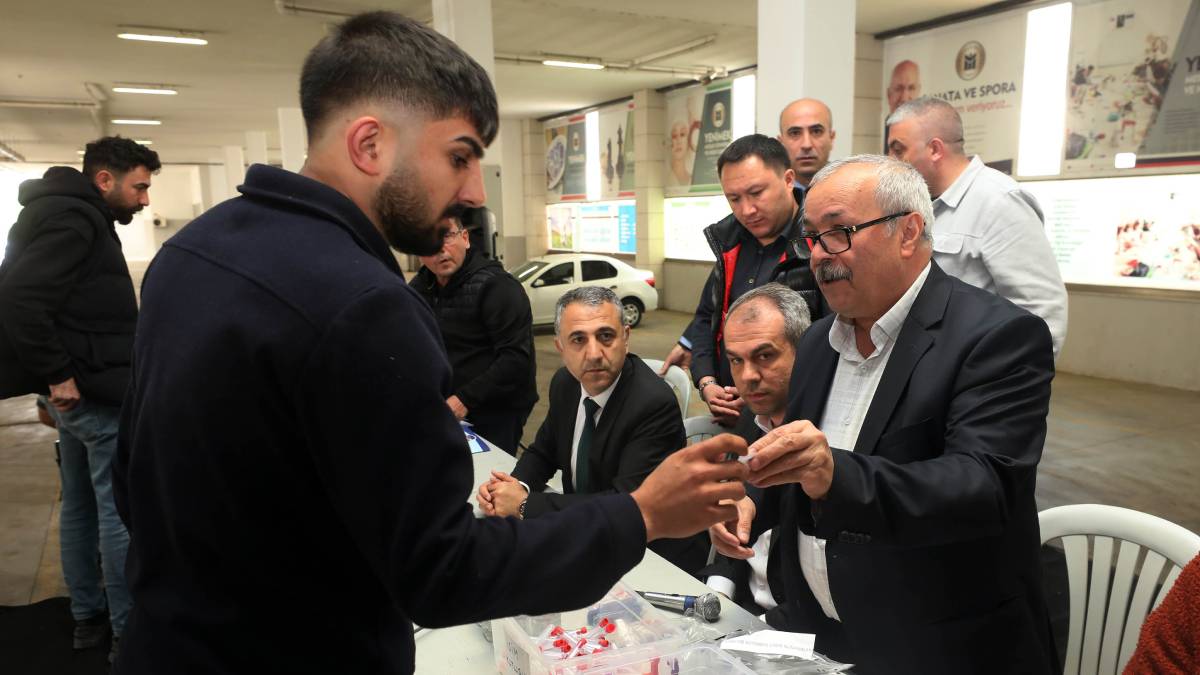 Kurban çadır yerleri kura ile belirlendi