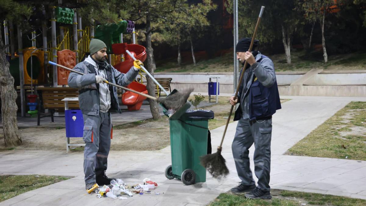 Kırıkkale Belediyesinden temizlikte örnek hizmet