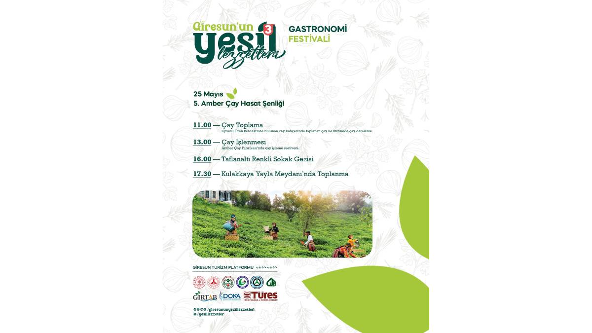Giresun’un Yeşil Lezzetleri Yemek Festivali hafta sonu yapılacak