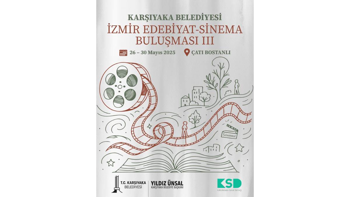 Karşıyaka’da 3. Edebiyat ve Sinema Buluşması başlıyor