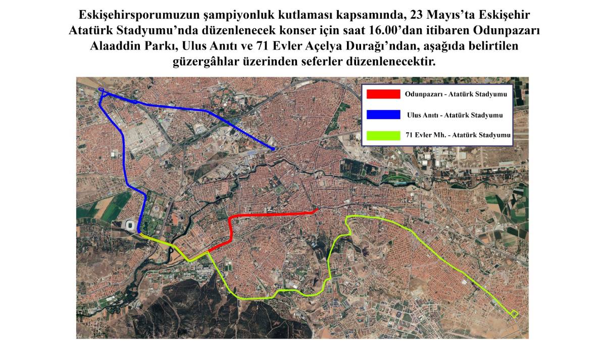 Büyükşehir Es Es’in şampiyonluk kutlaması için otobüs kaldıracak