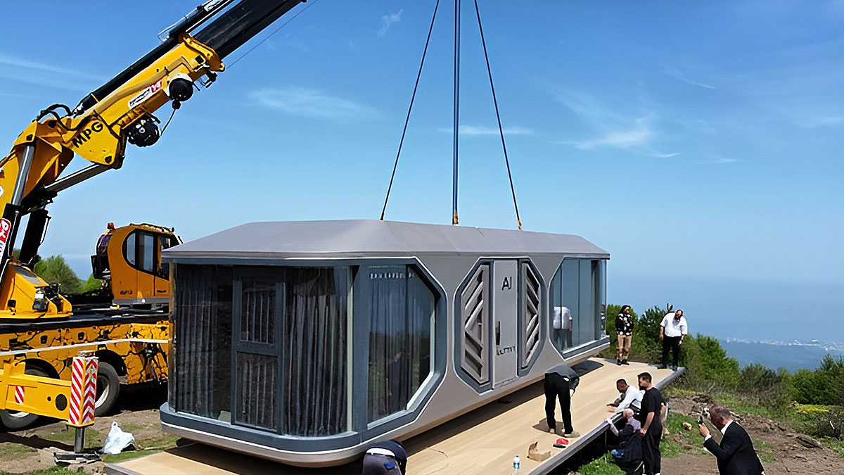 Samsun'da turizmi hareketlendirecek yatırım: Kapsül evler getirildi! Karadeniz'de ilk kez Atakum'da