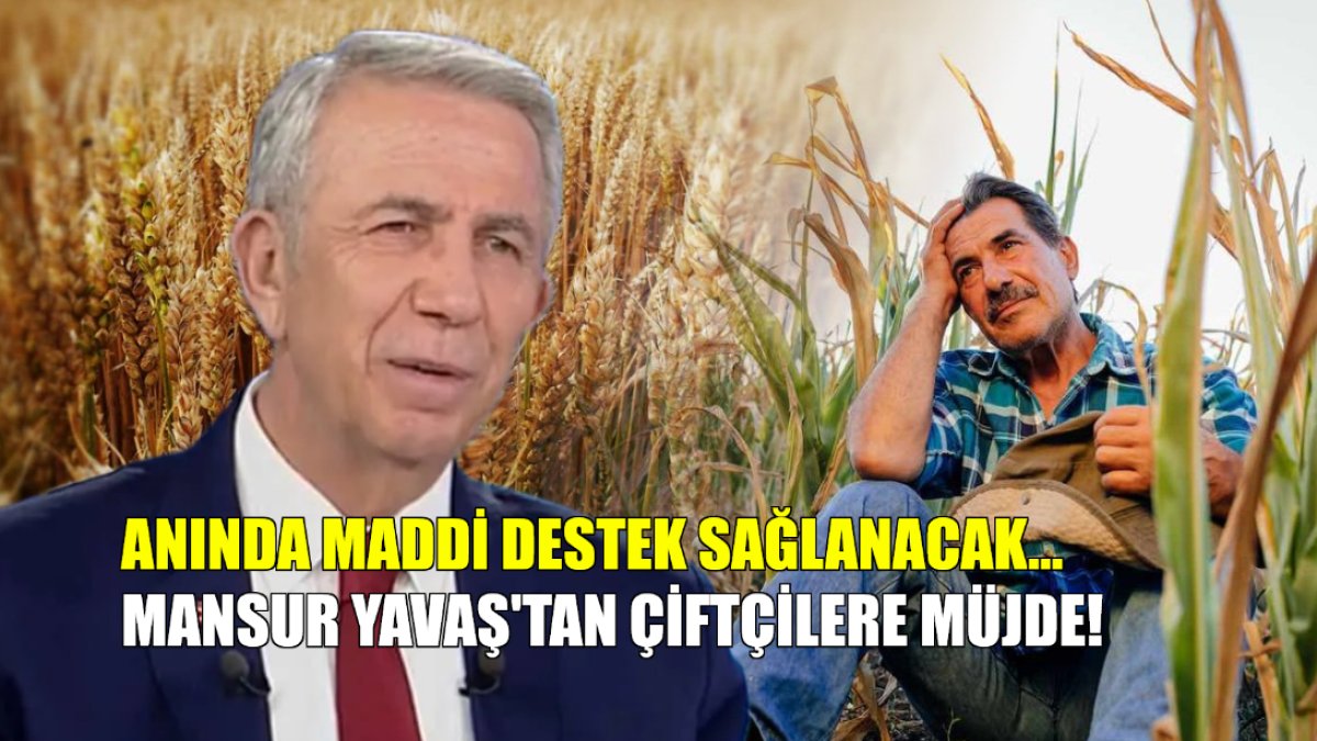 Başkan Yavaş'tan mağdur binlerce çiftçiye müjde: Başvurana anında maddi destek