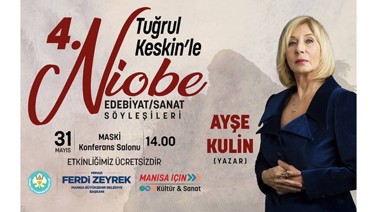 Niobe Edebiyat ve Sanat Söyleşileri Ayşe Kulin’i ağırlayacak